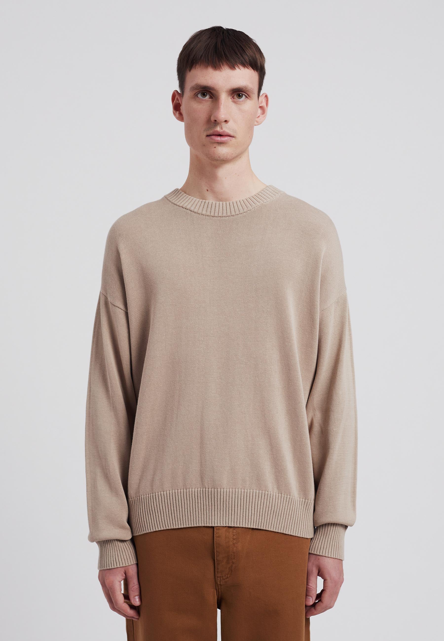 Jonas Cotton Sweater - Oatmeal