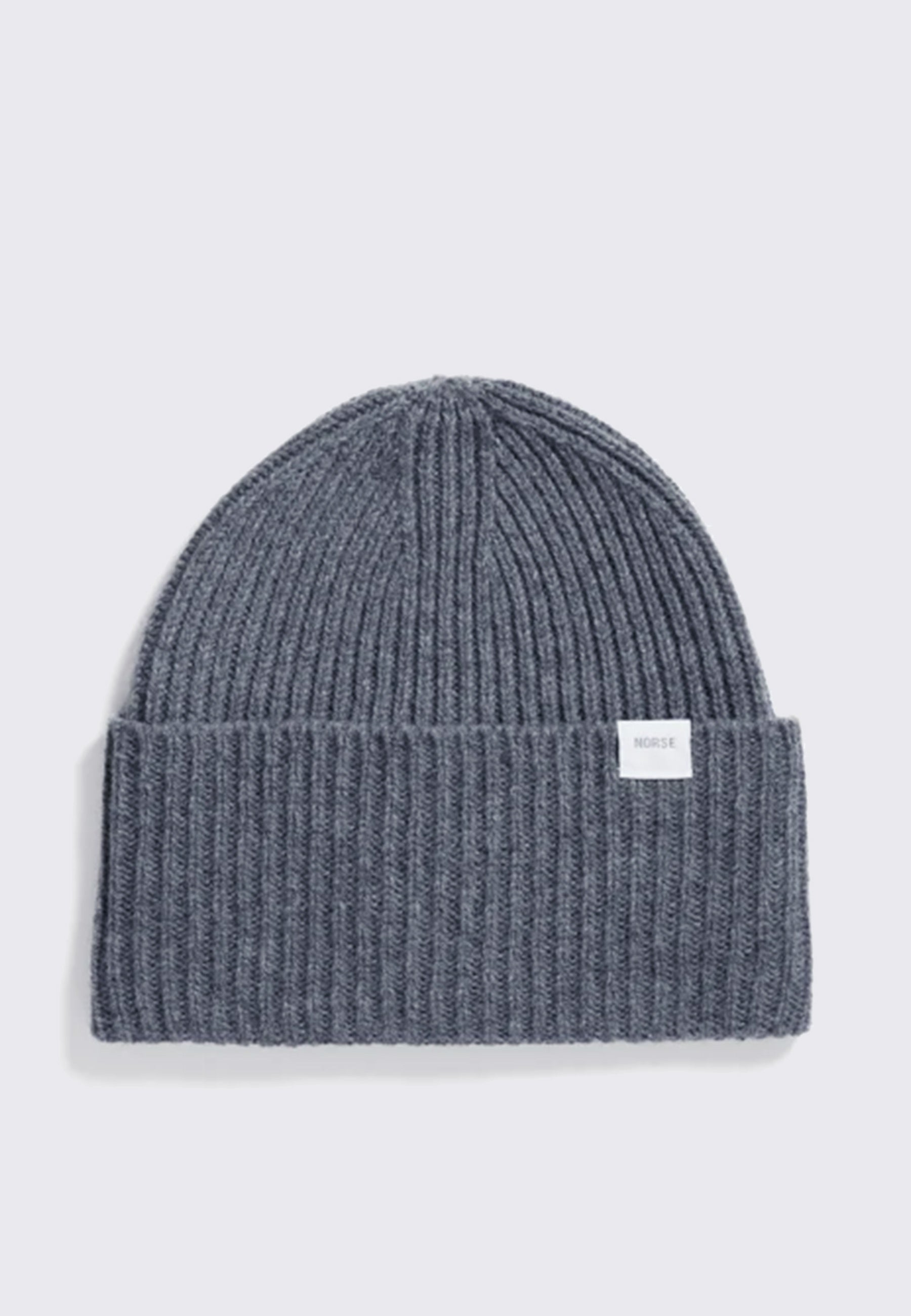 Standard Merino Lambswool Beanie - Grey Melange