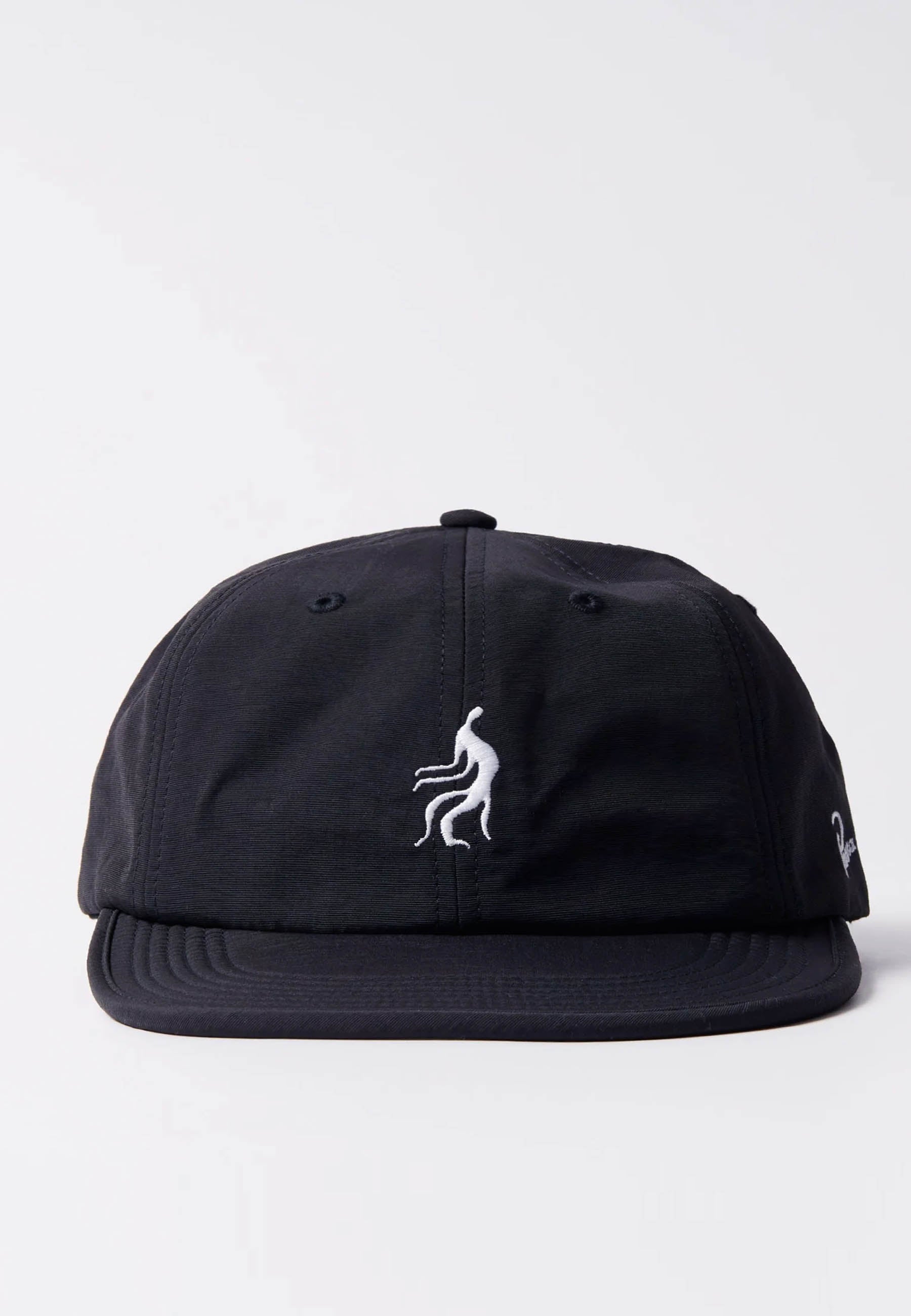 The Blob 6 Panel Hat - Black