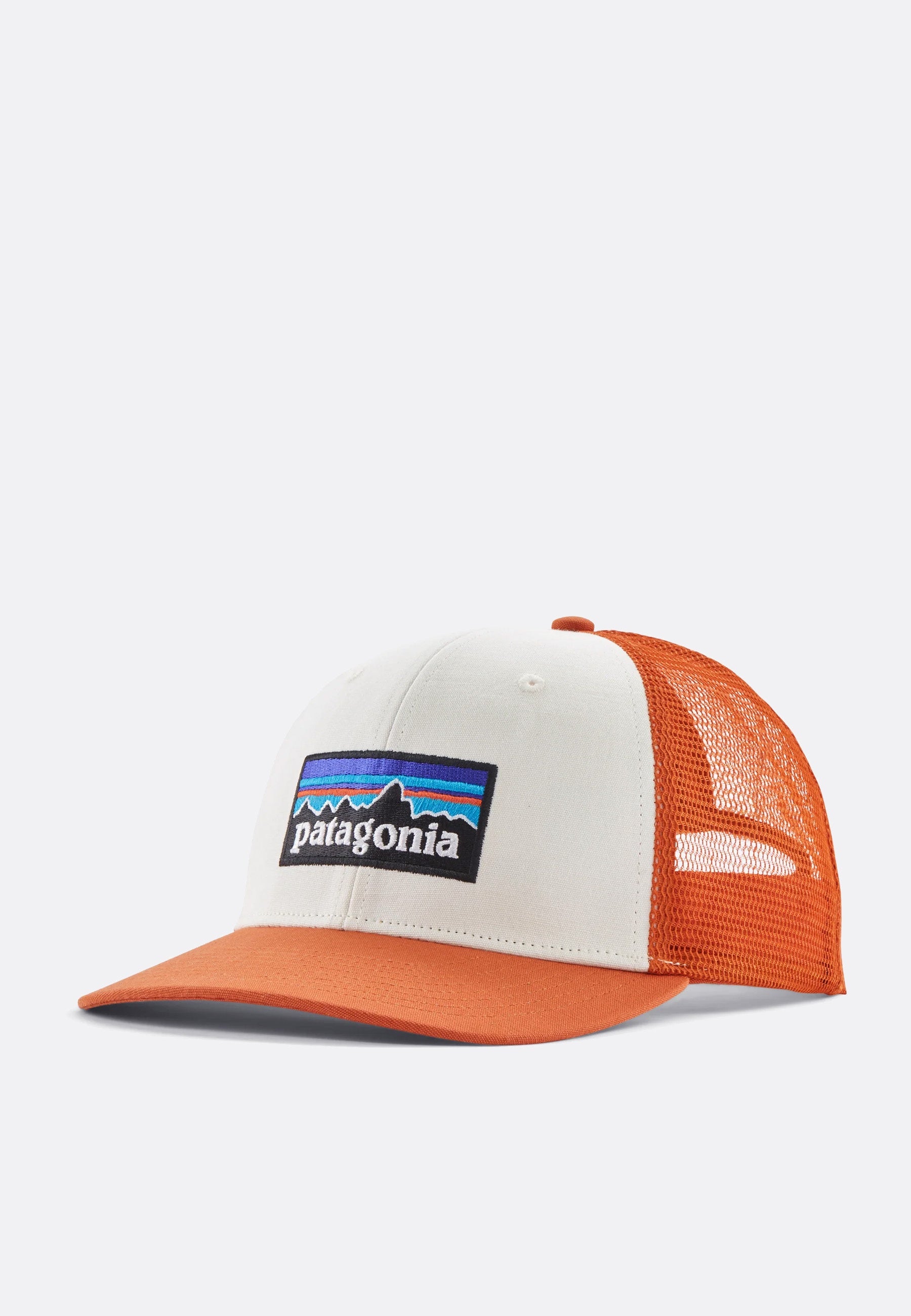 P-6 Logo Trucker Hat - White/Redtail Rust