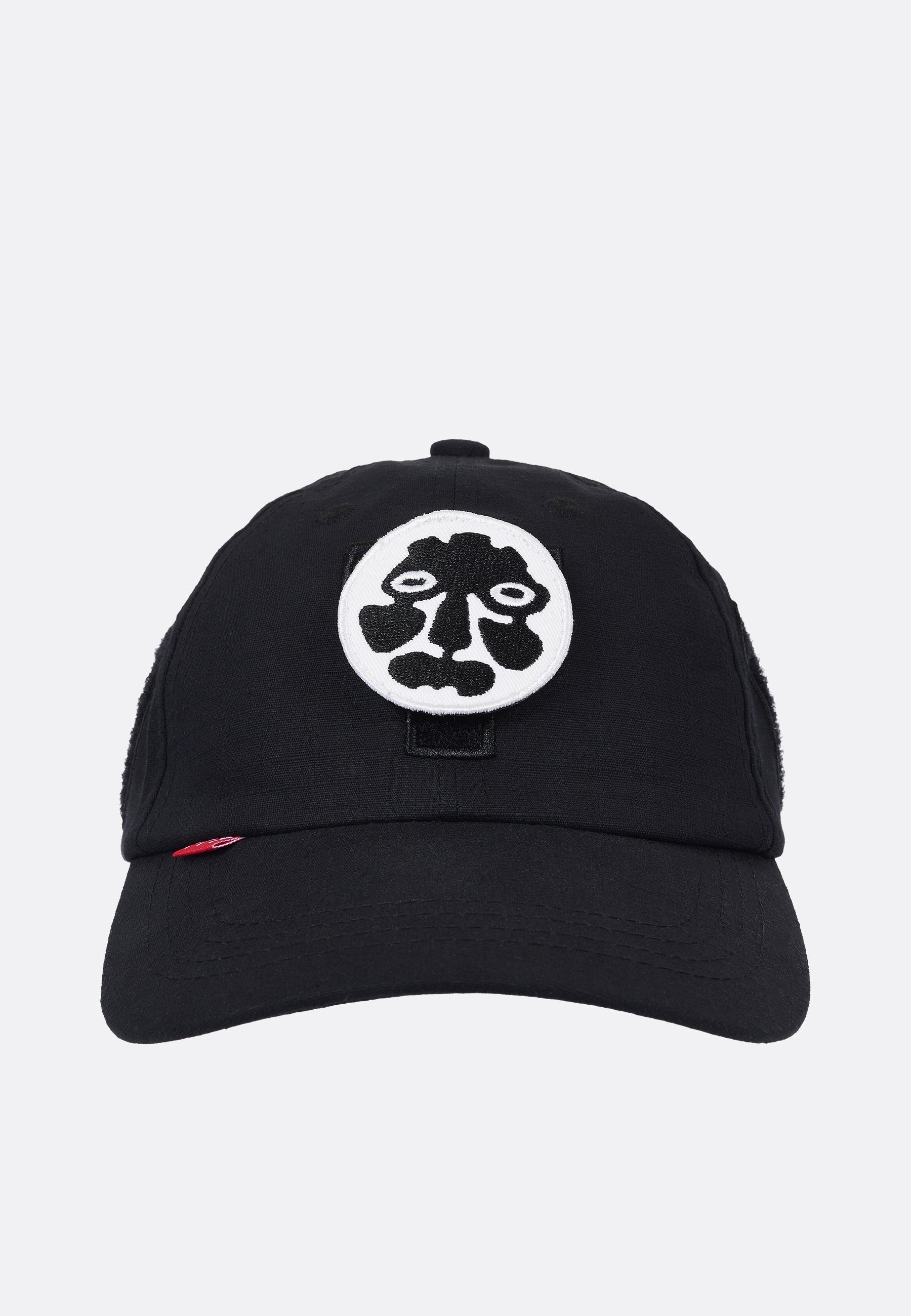 Velcro Patch 6 Panel Cap - Black